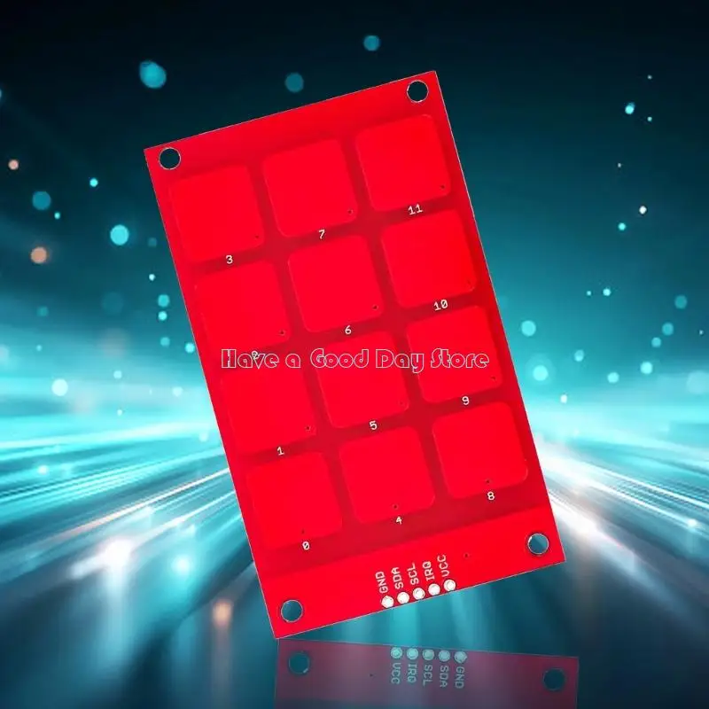 462D Professional 3.3V Output Capacitive Touch Sensors Keypad 12 Input Channel