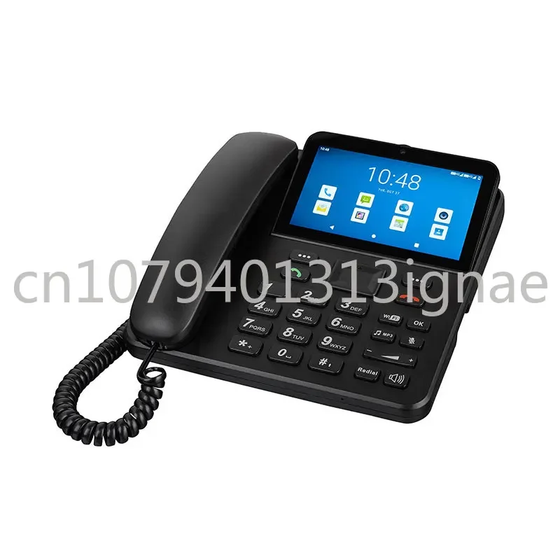 4G Call Android 10 AI visual Smart desk phone LTE 5 inch Video Telephone Android Desktop Phone for Hospital and Healthcare Use