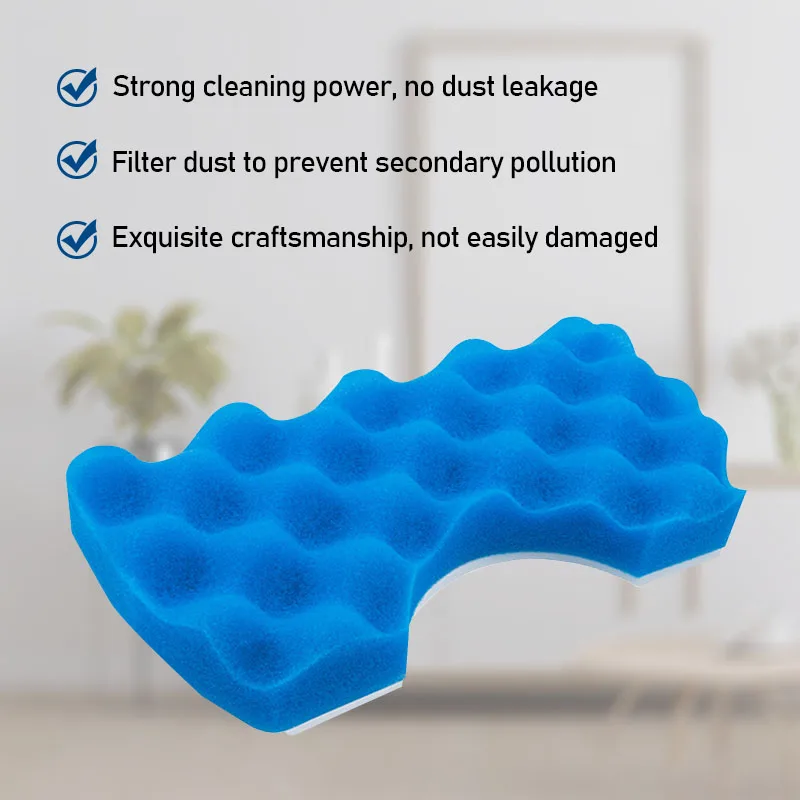 Blue Sponge Hepa Filter element Kit for Samsung DJ97-01040C SC43 SC44 SC45 SC47 Series Robot Vacuum Cleaner Parts Accessory
