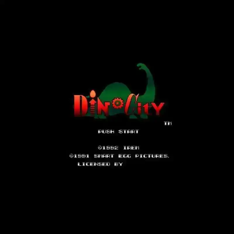 

Custom Dino City NTSC 16 Bit Big Gray Game Card For 46Pin USA Game Players