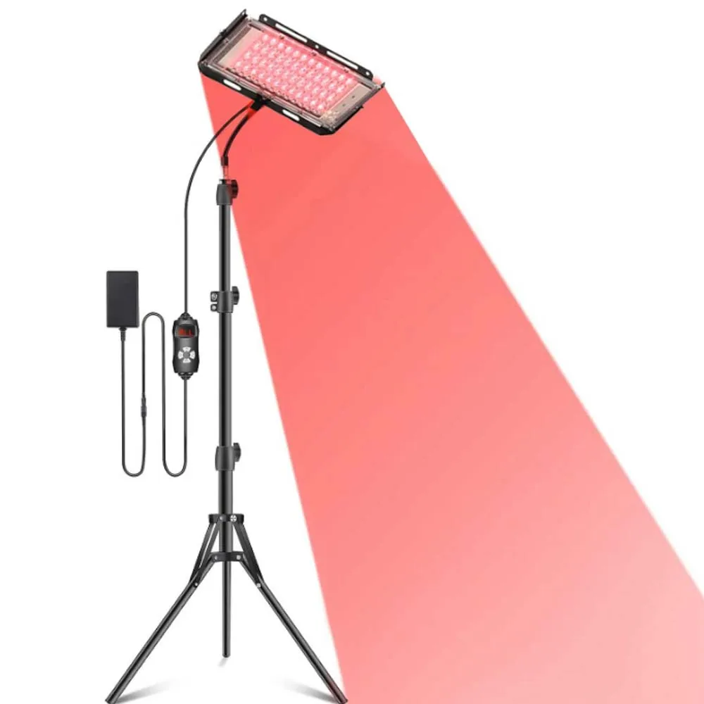 

Red Light Lamp Infrared Light with Stand 660nm Redlight and 850nm Near Infrared Light Device with Timer