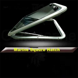 Aluminum Boat Square Hatch Porthole Window Tempered Glass 8 Sizes Marine Yacht