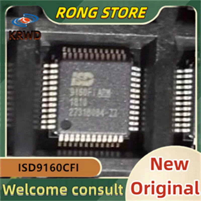 

5pcs 9160FI New and original ISD9160CFI 9160CFI ISD9160 LQFP48