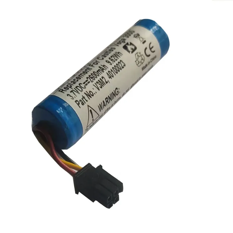 3,7 V 2600 mAh für Burgen Vega 3000 POS-Maschinenbatterie 40100023 V3M2