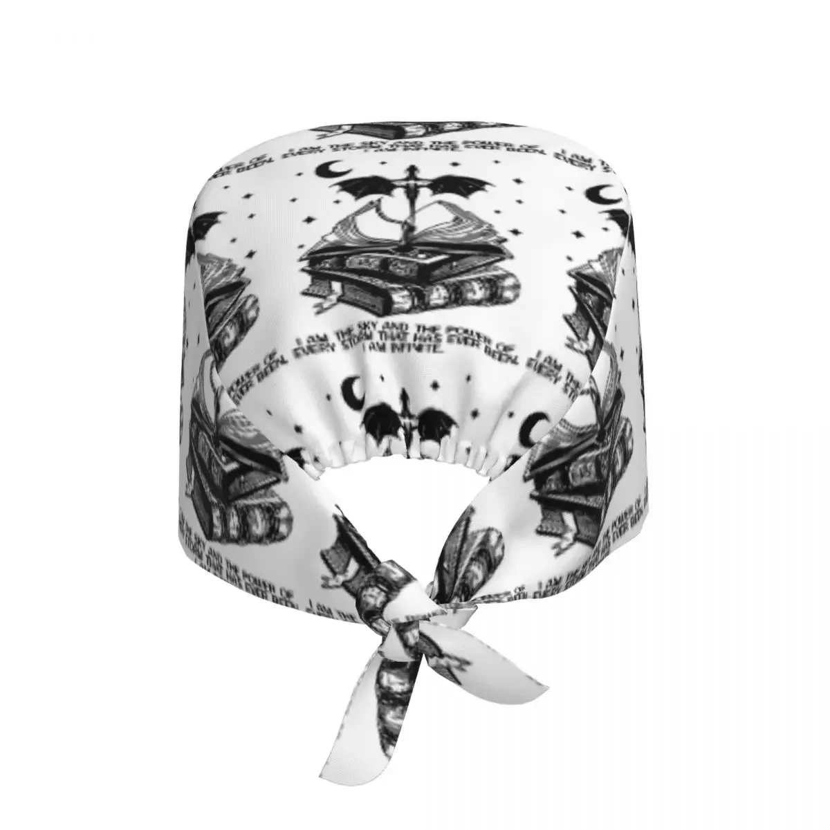 Fourth Wing Basgiath War College Scrub Hat Doctor Working Surgical Cap Unisex Adjustable Nursing Caps for Dentist