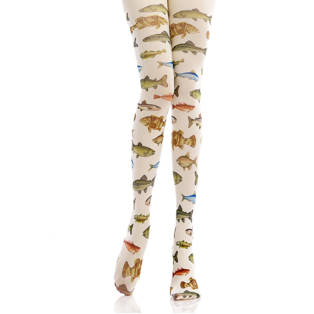 

Цветные колготки и чулки с принтом для женщин: милые узоры и необычный дизайн для стильного образа