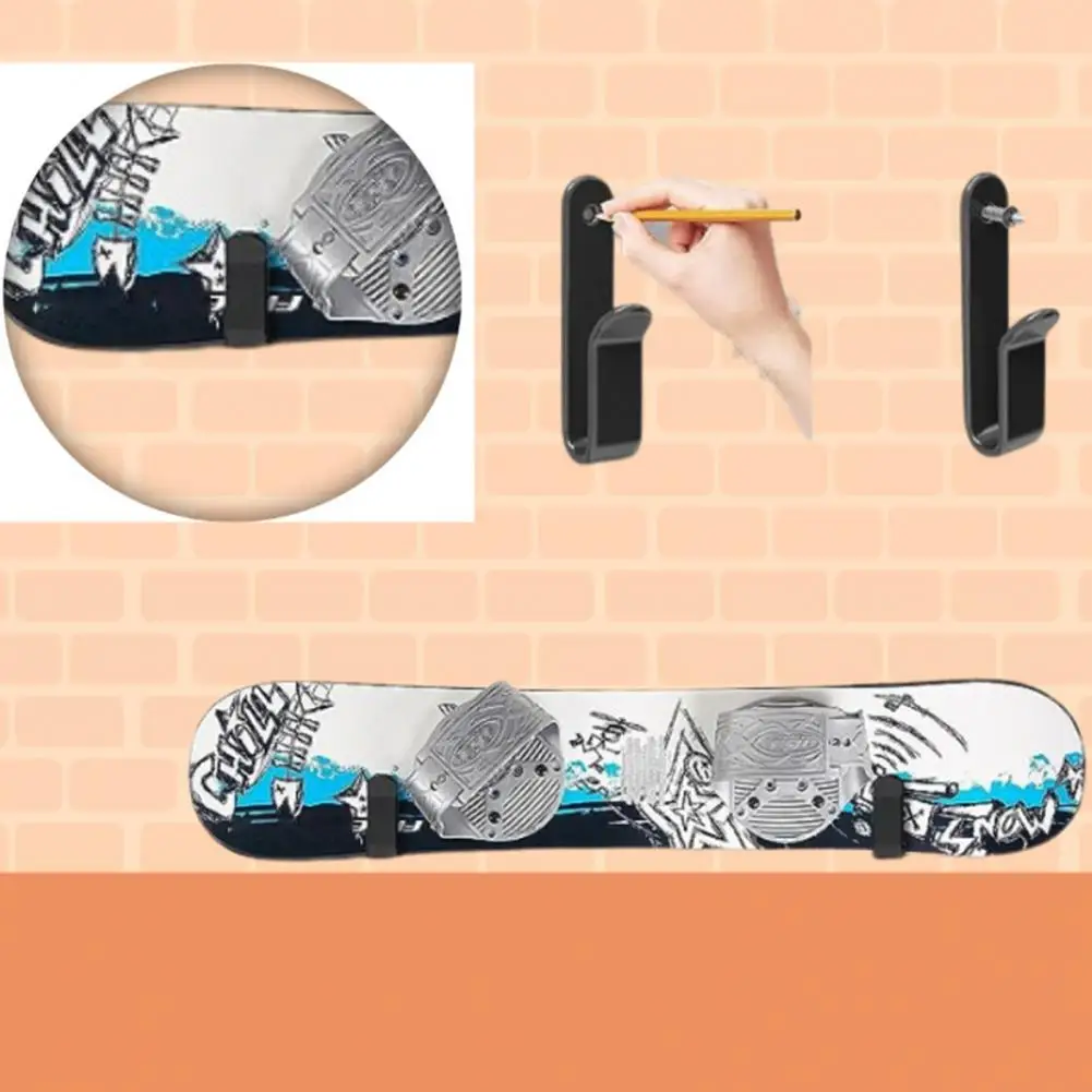 Snowboard Display Wall Mount Snowboard Hanger Sturdy Snowboard Wall Mount Rack Strong Load-bearing Display Clips for Snowboard