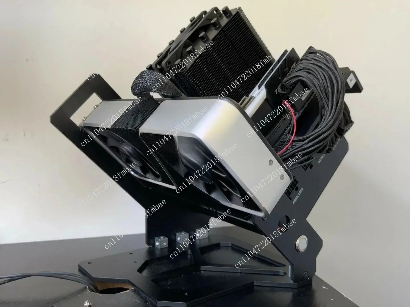 Mini Main Board Case, Open Platform A45 Aluminum Alloy Open Chassis ITX Main Board Case