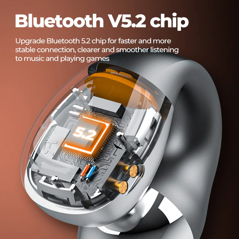 2022 Mới Dẫn Truyền Xương Tai Nghe Chụp Tai Bluetooth 5.2 Chụp Tai Trên Tai Bông Tai Tai Nghe Không Dây Thể Thao Tai Nghe Móc Tai Có Mic