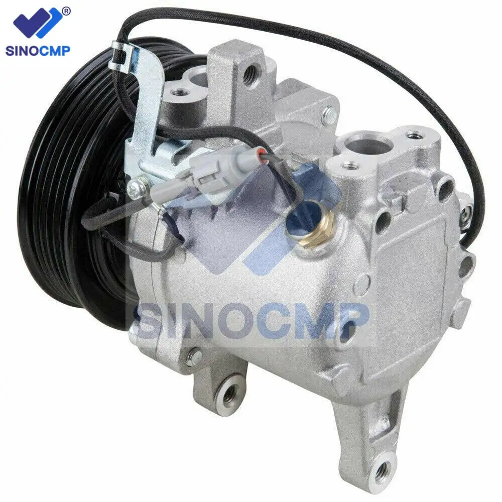 

3P999-00620 SVO7E A/C Air Conditioning Compressor for Kubota M135GX GXDTC M13 M136 SV07E 6PK 447280-3050 447280-3080