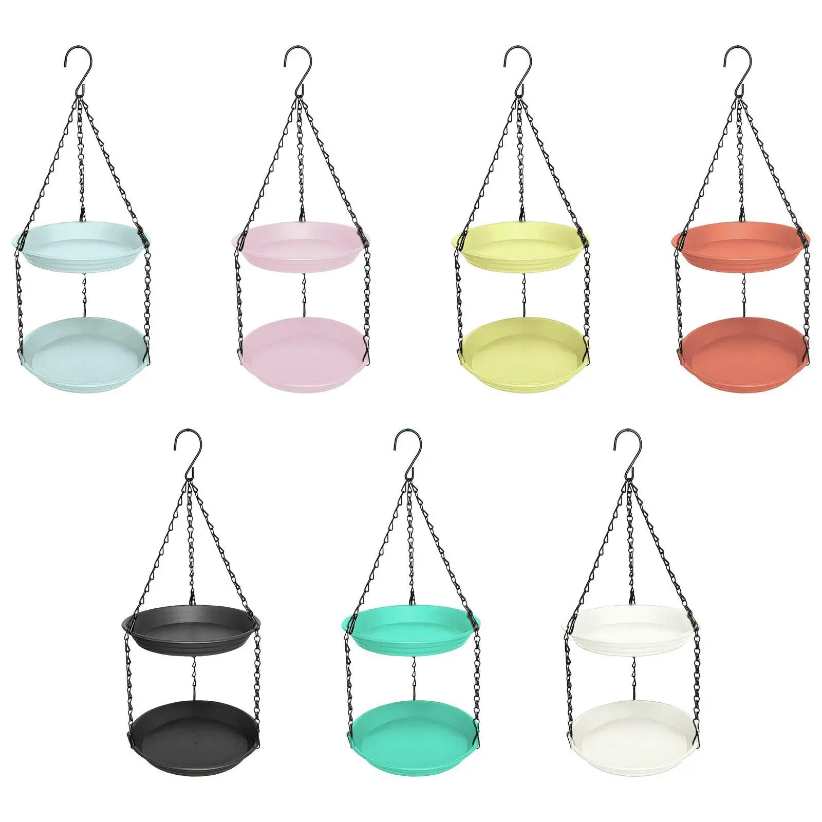 Bird Feeder for Outdoor Hanging Patio Garden Easy to Clean Outside Bird Lovers Easy to Refill Large Capacity Gifts Ornament - view 4