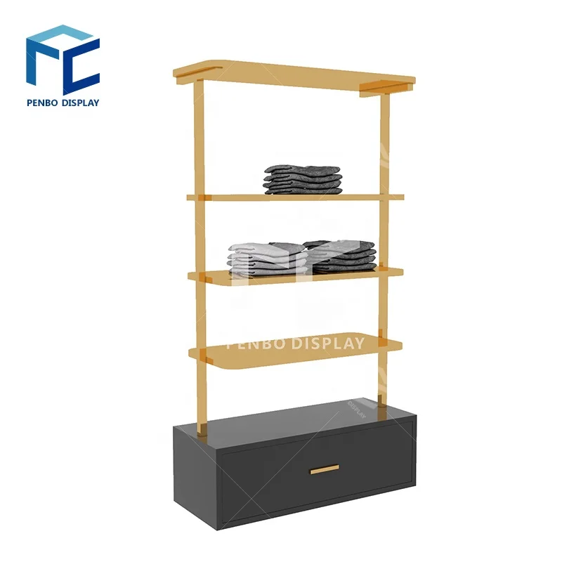 custom.Customized Showroom Clothing Accessory Display Furniture Modern Decoration Shop Clothing Men Garment Shop Showcase Design