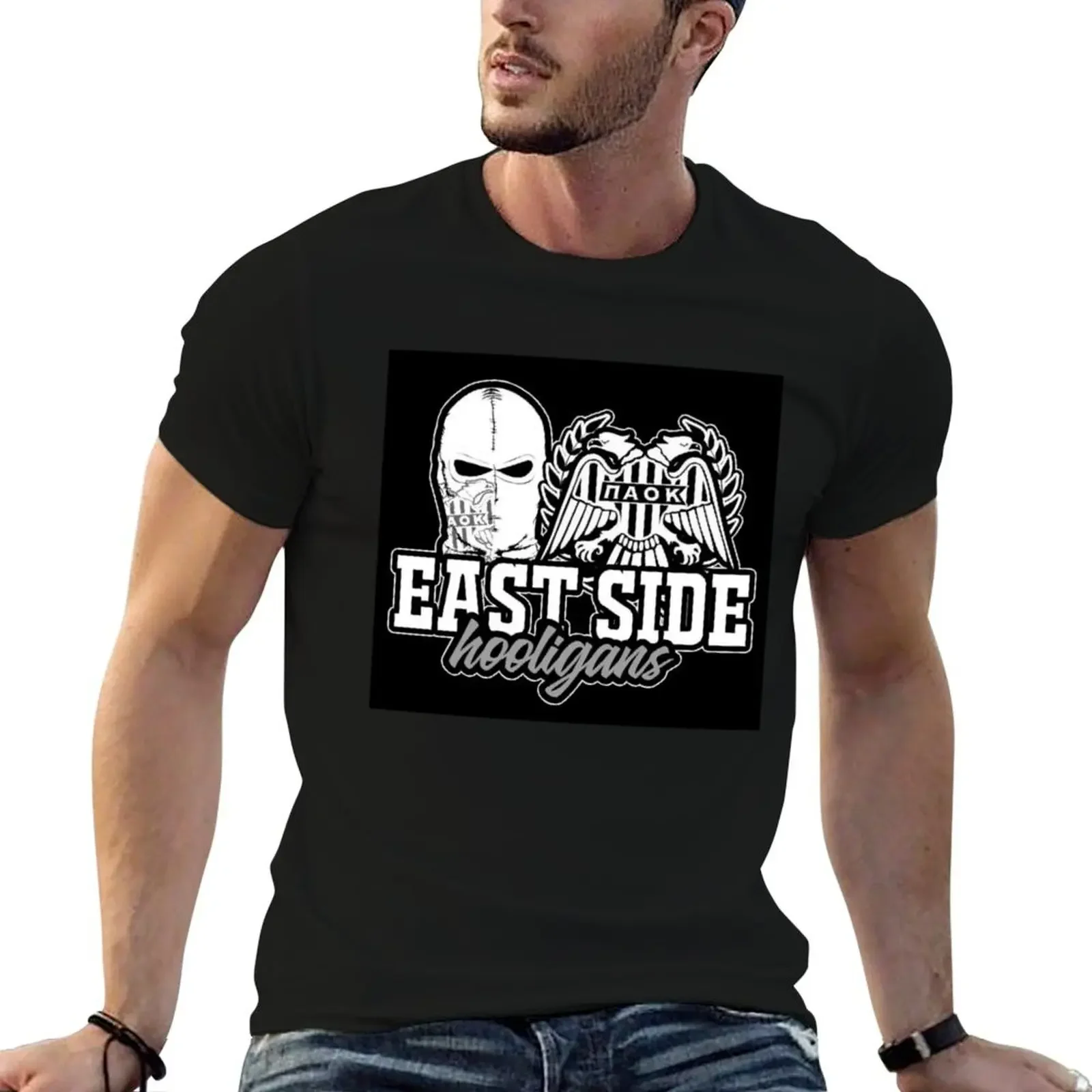 Paok East Side Hooligans T-Shirt Blouse man clothes Men's clothing