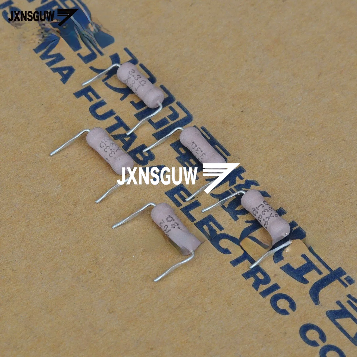 10PCS NEW Original FUTABA 5% 3W3.3R 5.5X15MM Metal film resistor 3W 3.3R Fever resistance 3W3.3ohm 3.3Ω free shipping