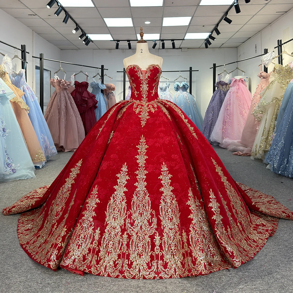 

Ball Gown Quinceanera Dresses Princess Sleeveless Court Train Organza Birthday Party Customized فساتين للمناسبات