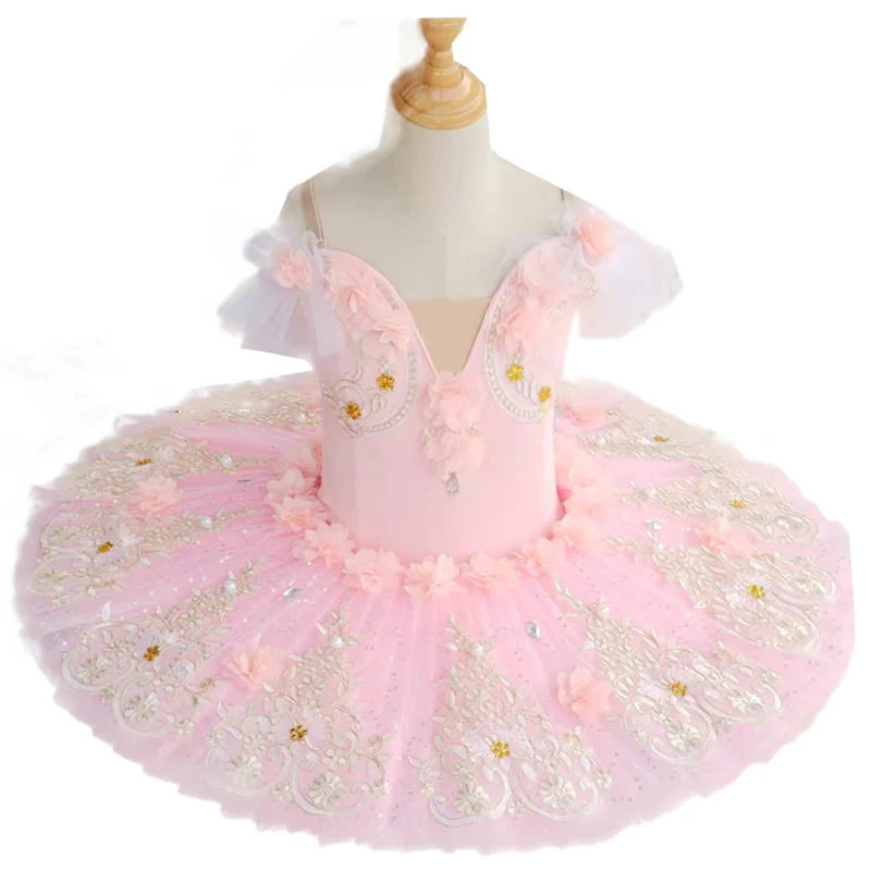 

2023 Blue Ballet Tutu Skirt Ballet For Children's Swan Lake Costume Kids Belly Dance Costumes Stage Performance Dress