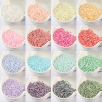 2mm/3mm/4mm Cream Uniform Round Glass Seed Bead Charm For Jewelry Making Ring Necklace Bracelet Beads Diy Accessories