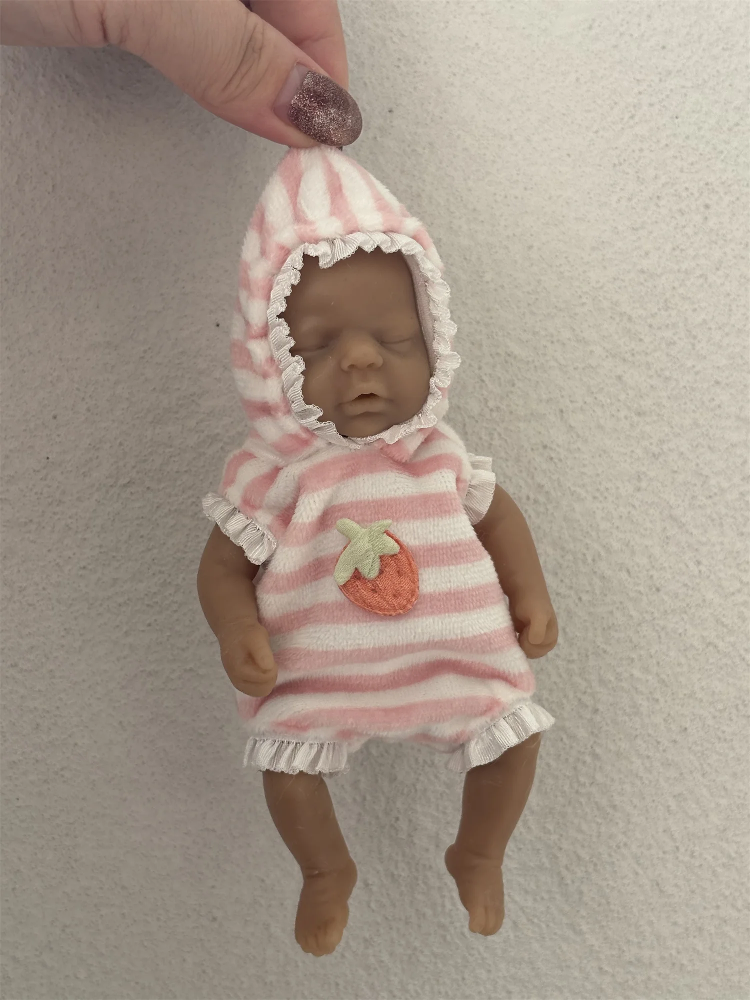 15cm mini plam pintado silicone bebe reborn meninas à prova dwaterproof água boneca reborn artesanal recém-nascido boneca de silicone para o presente do miúdo