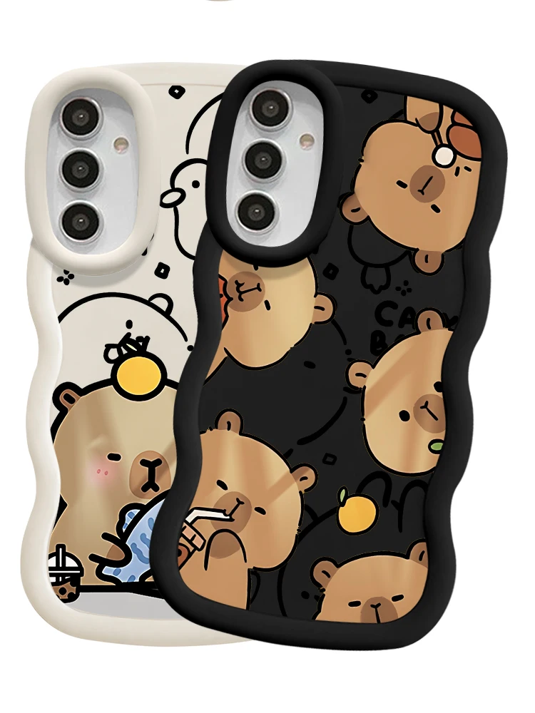 Coque de téléphone Capybara mignonne, étui en TPU pour Xiaomi Redmi 8 9C 9T 10C 10A 12C 4G 13C A1 A2 Plus Poco X3 NFC Pro X5Pro