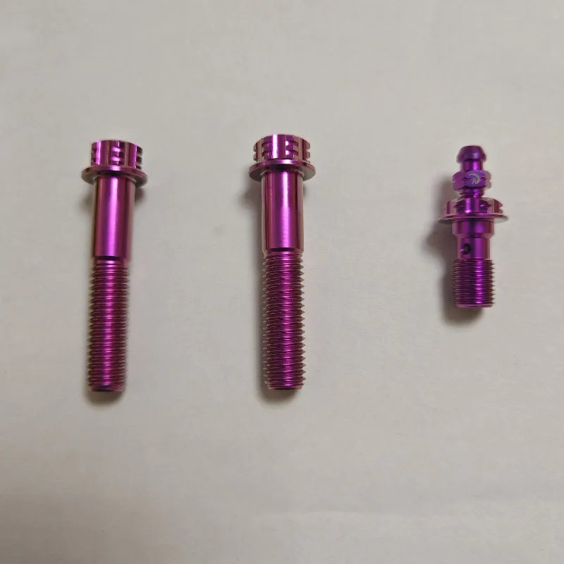 Brembo 484 Titanium Screw Kit Lightweight Fastener TC4 Motorcycle Brake Caliper Bolt for Repair And Replacement