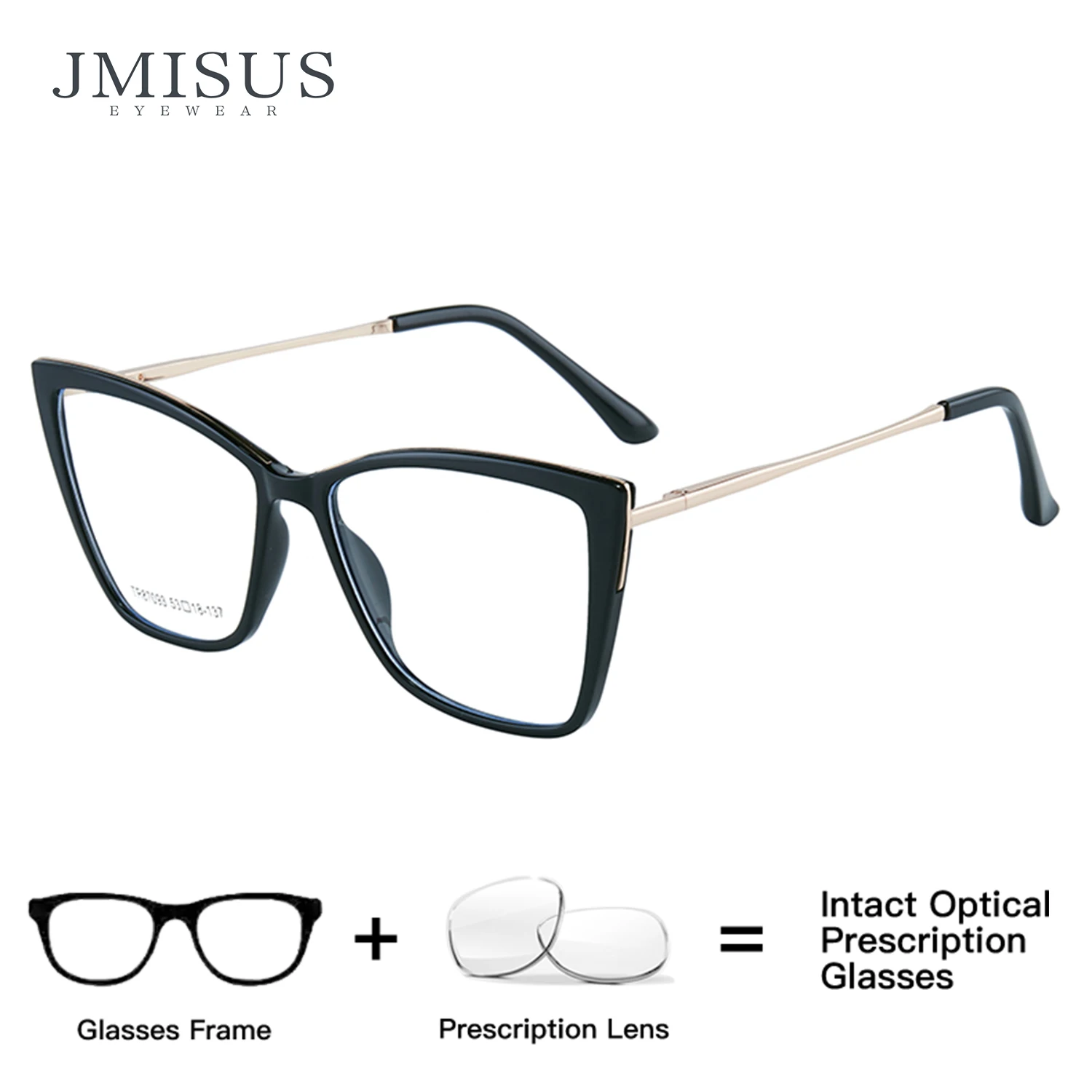 

JMISUS Handmade Acetate Fashion Cat Eye Prescription Glasses Woman Butterfly Optical Eyeglasses Myopia Photochromic Sunglasses