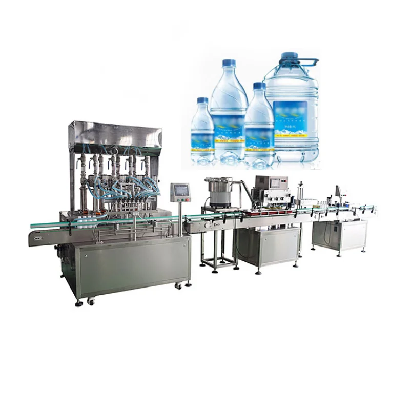 YUGONG Automatic Bottle Filling and Capping Labeling Machine Water Bottling Plant Water Filling Production Line