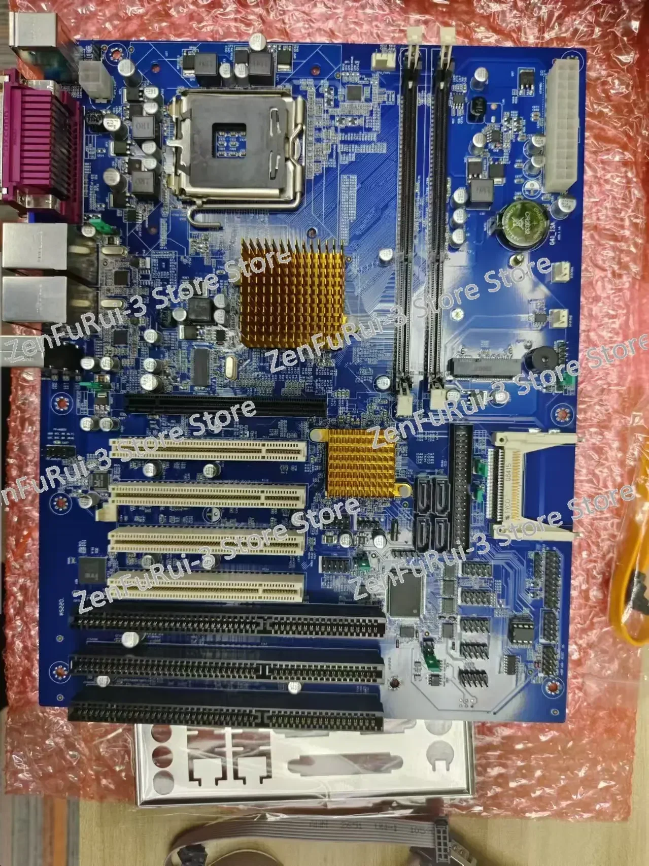 VGA LPT 2-LAN 3-ISA 6-COM CF 4-SATA Industrial Motherboard New IPC Board apply to Intel G41 DDR3 ISA Slot Mainboard LGA775 4-PCI