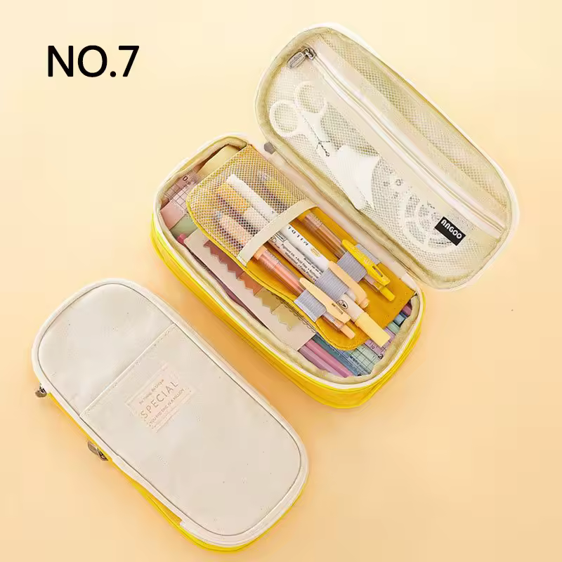 Creative pencil case Large Capacity Double Layers CPC Certification Safe Material School case Pouch Stationery for Girls - Image 8