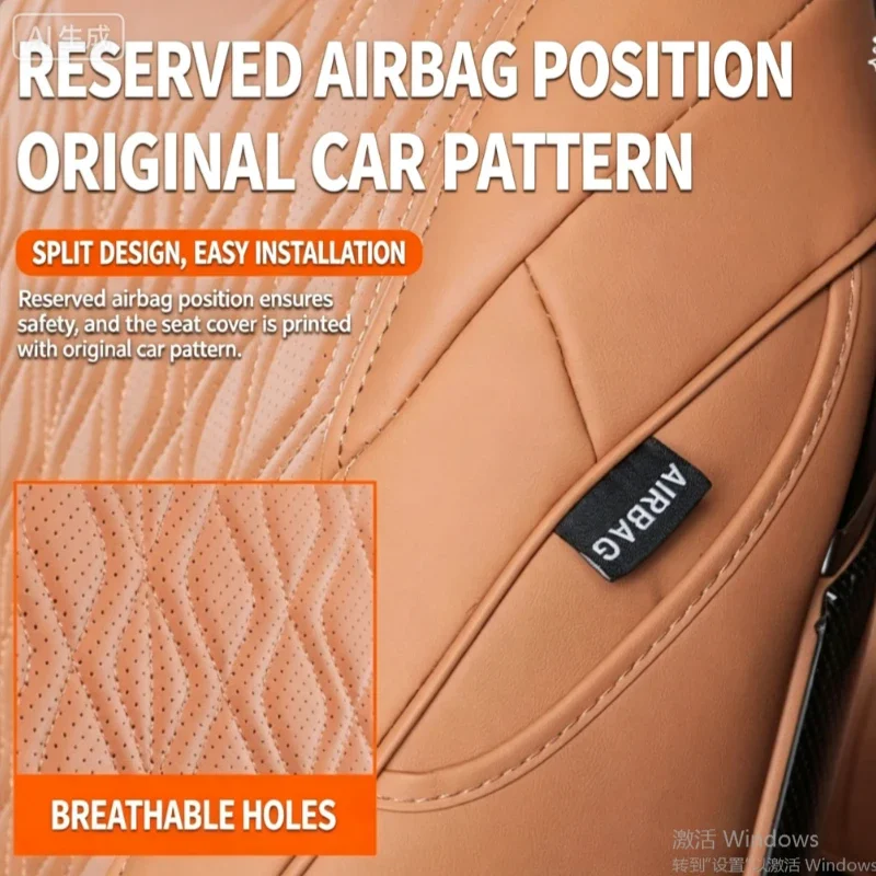 For GWM Tank 500 Hi4-T/Hi4-Z 2022-2026 five seats-Car seat cushion all seasons ventilated breathable anti-stain Seat Covers