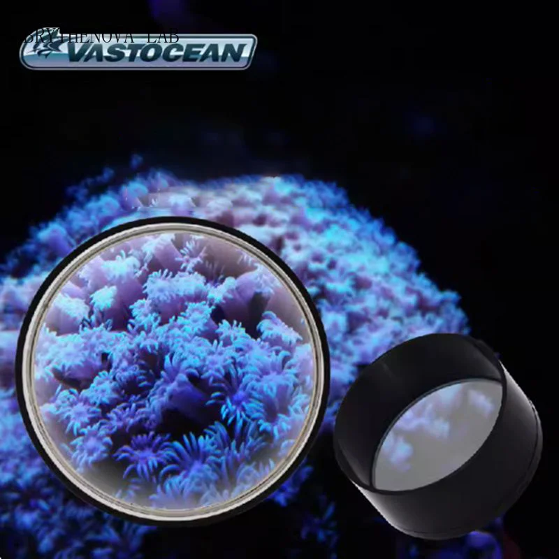 VASTOCEAN Aquarium Magnifier Viewing Mirror Water Magnifying Glass Tank Fish Glass Cleaning Marine Reef Tank Tools