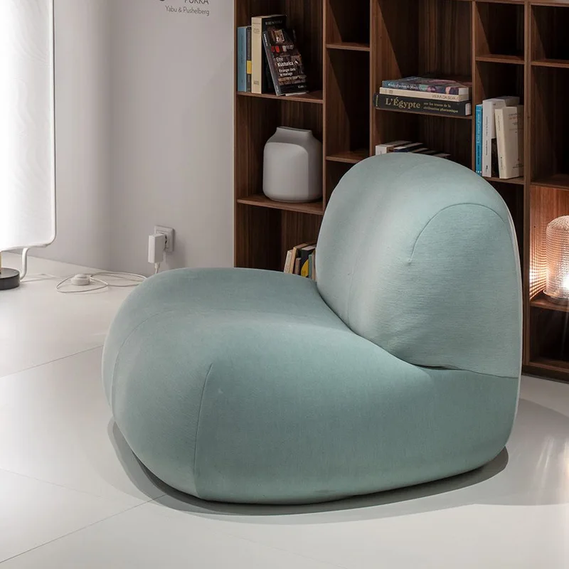 Lazy sofa, Italian minimalist small apartment leisure chair, reading recliner