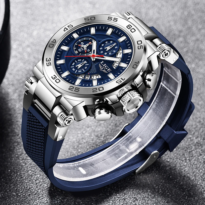 Luik 2024 Nieuwe Luxe Heren Horloge Mode Militaire Quartz Horloges Sport Waterdichte Lichtgevende Horloges Mannen Klok Reloj Hombre