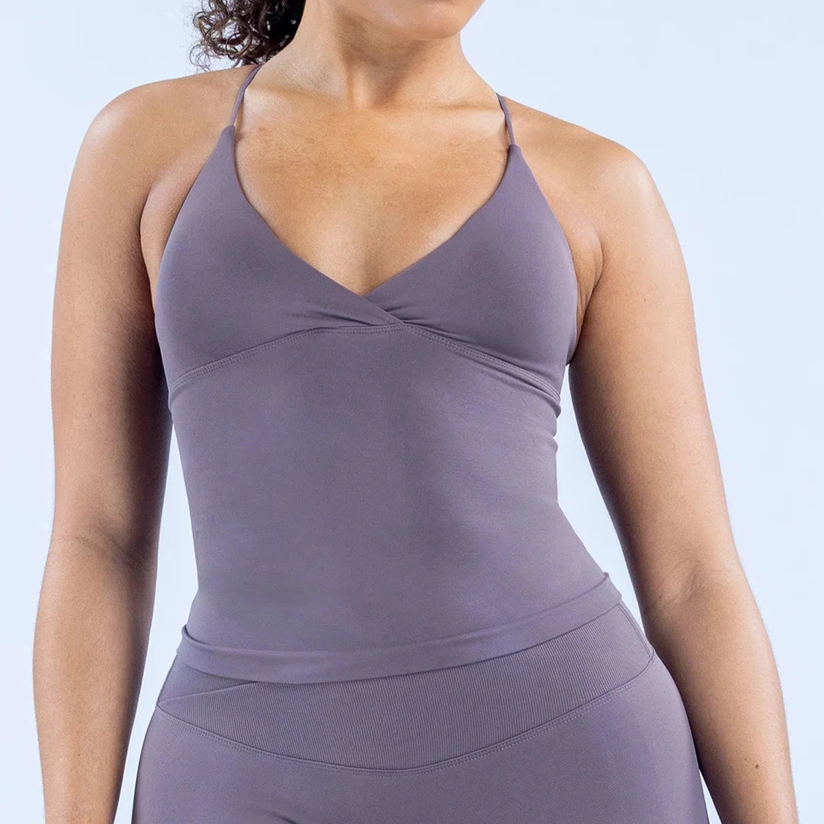 Vision Twist Front Longline Top Backless