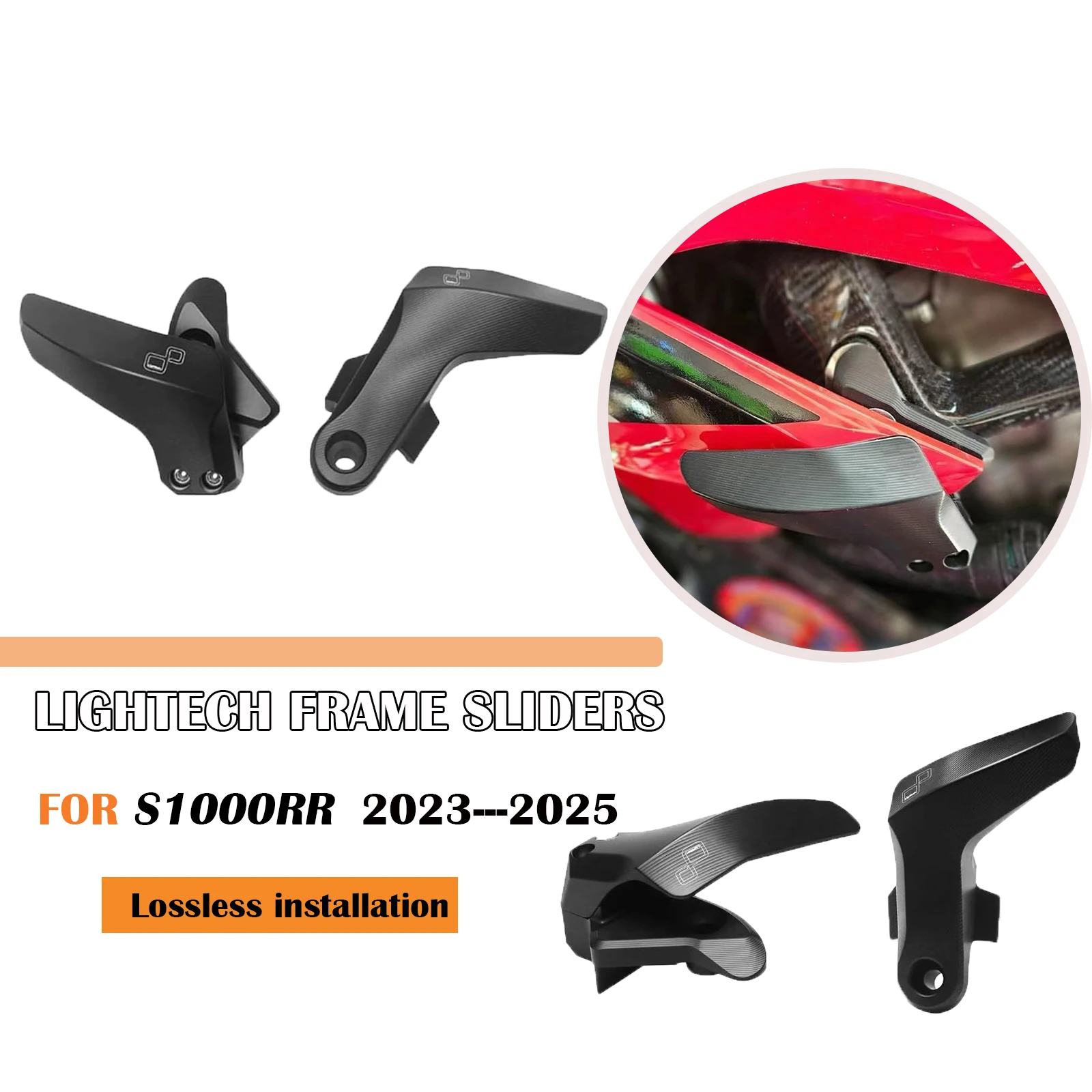 

Слайдер рамы мотоцикла, защитная накладка для предотвращения столкновений, защитная накладка от падения, новинка для BMW S1000RR 2023 2024 2025