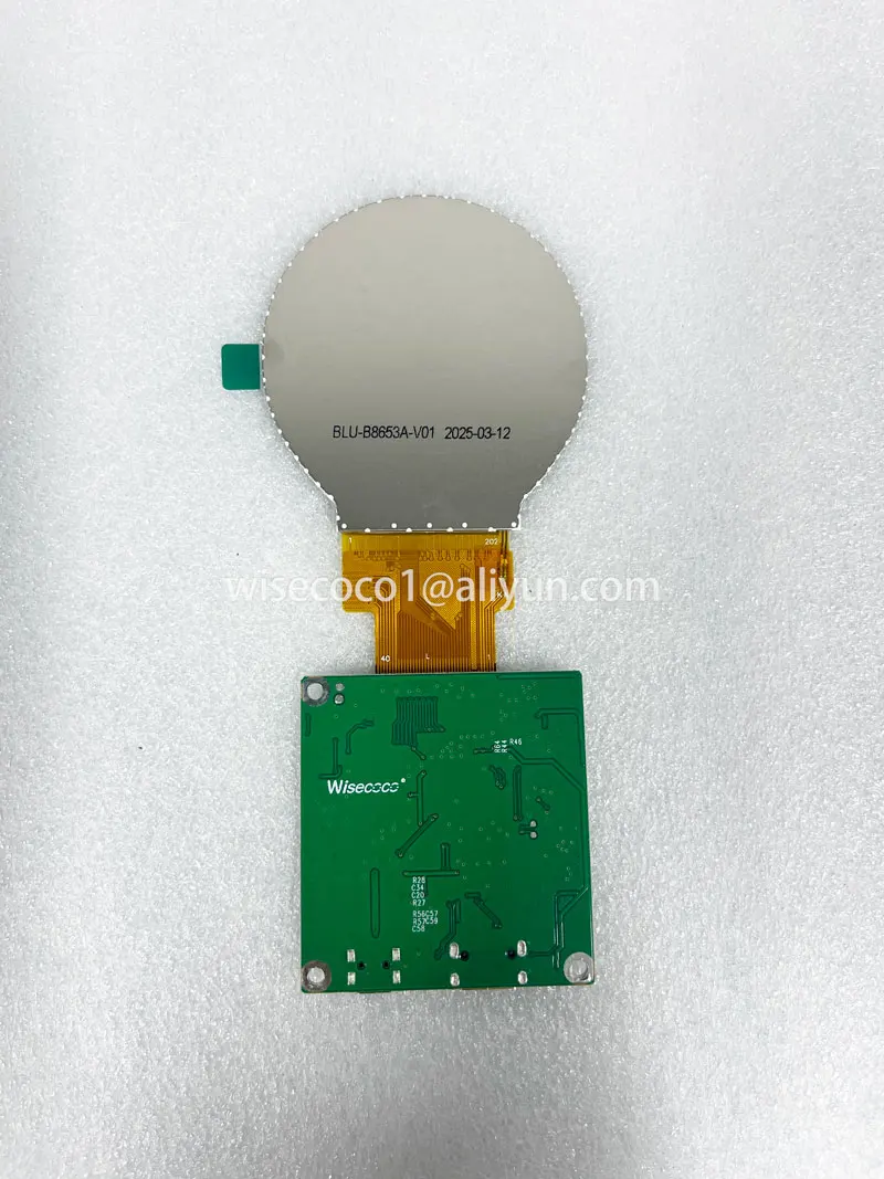 Wisecoco 2.1 Inch 480x480 Ronde LCD-scherm Cirkel Display SPI RGB Interface Control Board Voor Smart Home Robot ogen Project