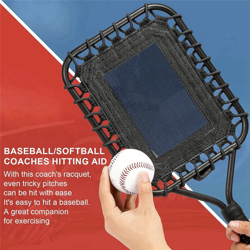 

ABHS-Baseball Racquet Training Device For Parents And Coaches Control And Accuracy Hitting Aid Baseball Racket For Fly Balls