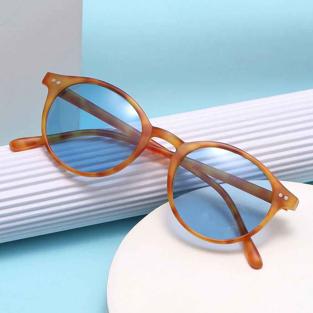 Peekaboo green blue polarized sunglasses retro women 2023 trendy male round sun glasses for men hot selling uv400 2023 unisex image 3