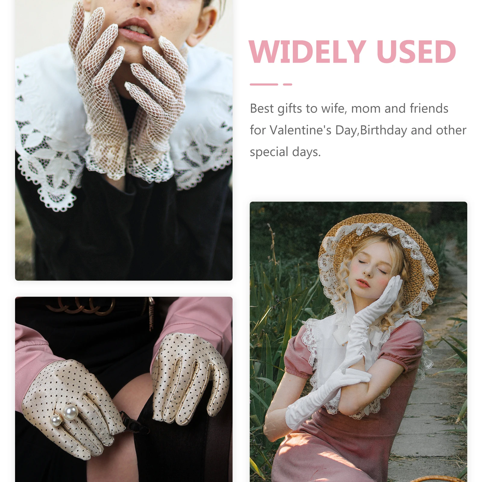 

Moisturizing Gel Gloves Spa Mitten Hydrating Fingerless Reusable Hand Care Best Gift For Women Valentine Birthday