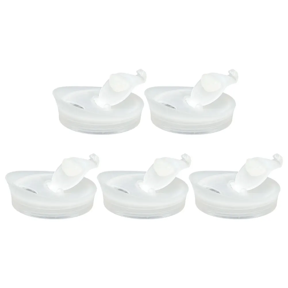 

5pcs Water Pitcher Lid Replacement White Sealed Kettle Cover Wear Resistant Jug Supplies Leak Proof Airtight Plastic Kitchen Bar