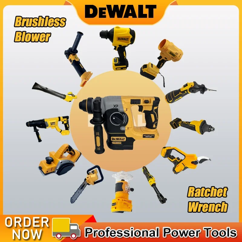 DEWALT Brushless Sabre Saw,Cordless Impact Hammer,Electric Wrench,Brushless Blower,Ratchet Wrench,Multifunctional Power Tools