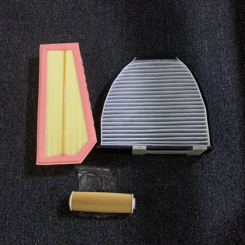 A2710940304 Air Filter A2128300318Cabin Air Filter Oil Filter For W204 C204 S204 2011-2014 C180 BIueEFFICIENCY C200 CGl C250 CGI