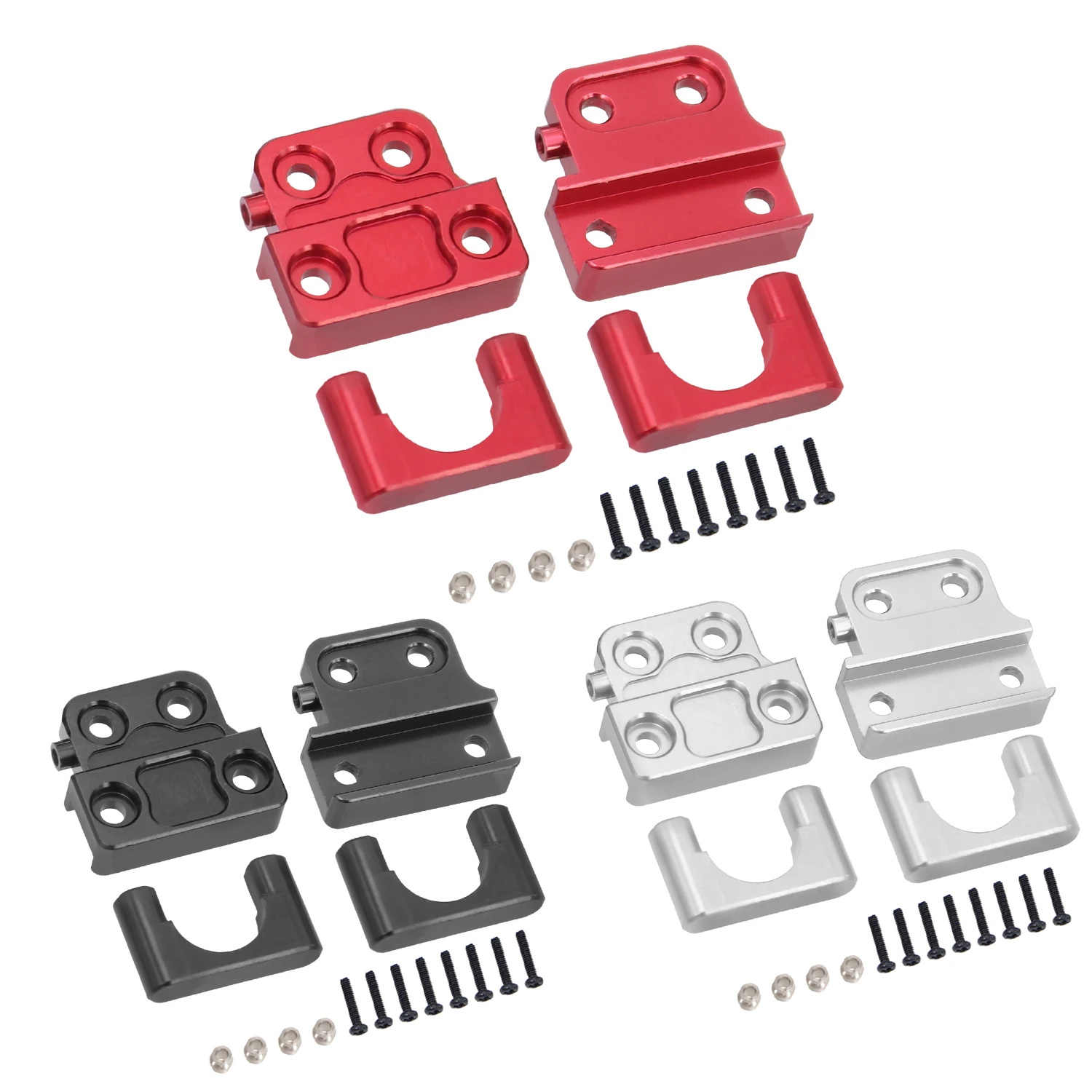 MN 1/12 MN82 LC79 Metal Rear Axle Fixing Spring Plate Spring Fastenings Kit For MN 82 RC Car DIY Modified Spare Upgrade Parts