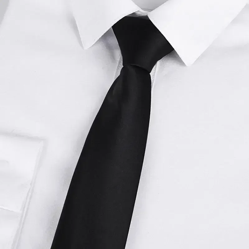 Factory SaleBlack Men's Tight Tie Narrow Bow Party Fashion Gifts Accessories for Men