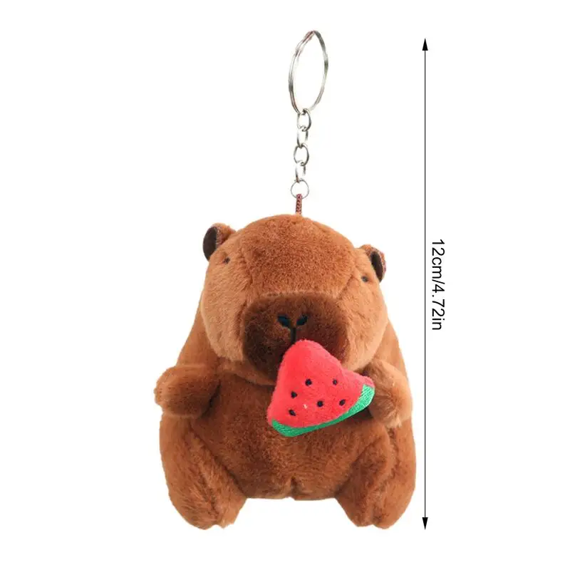 Capybara Anhänger Plüsch tier realistische Schlüssel ring Tasche Anhänger Stofftiere Spielzeug Rucksack Schlüssel anhänger Dekoration Capybara Anhänger