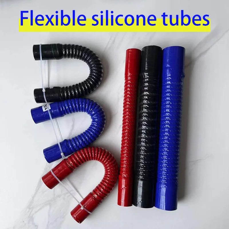 Universal Car Silicone Flexible Hose Air Intake Pipe Radiator Tube Intercooler Tube ID30-90mm Length 300-1000mm