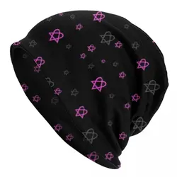 Lui Cappelli Bonnet HIM Heartagram Beanie Hats Design Cappello lavorato a maglia Primavera Trendy Uomo Donna Sport all'aria aperta Berretti elastici