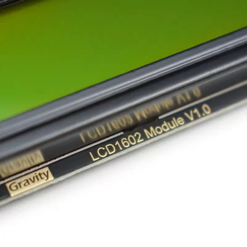 Gravidade: I2c Lcd1602 LCD (fundo verde)