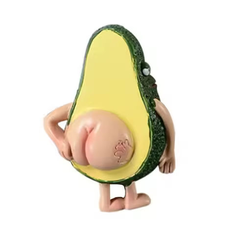 Refrigerator Magnets Fruit Banana and Avocado Funny Magnets for Fridge Whiteboards Home Decoration