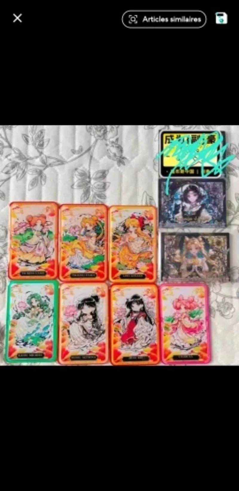 Sailor Moon Anime Fridge Magnets Cute Girl Character Single Card Magnets Set Home Decor Collection Gifts - view 4