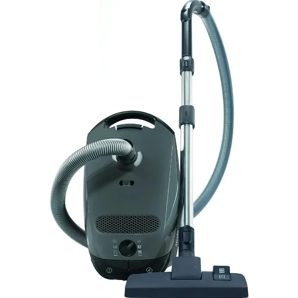 Hot SalesPure Suction Bagged Canister Vacuum, Graphite Grey - Portable, Household
